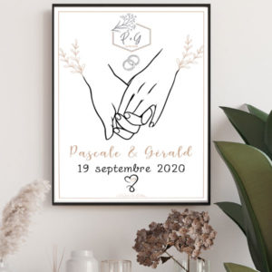 Affiches anniversaire de mariage