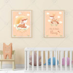 Décorez la chambre de votre enfant avec ce joli renne féerique. 