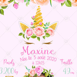 detail-affiche-naissance-licorne-fleurs