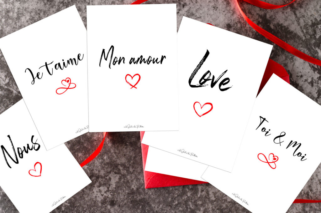 Inscrivez vous à la newsletter du Soleil et des Paillettes et recevez vos cartes St Valentin gratuites !