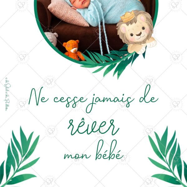 Une jolie affiche déco pour une chambre d'enfant, de bébé ou parentale