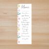le crayon à planter peut s'offrir avec une carte aux fleurs pastel pour remercier la nounou pour cette belle année passée à ses côtés