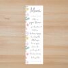 le crayon à planter peut s'offrir avec une carte aux fleurs pastel pour remercier la nounou pour cette belle année passée à ses côtés