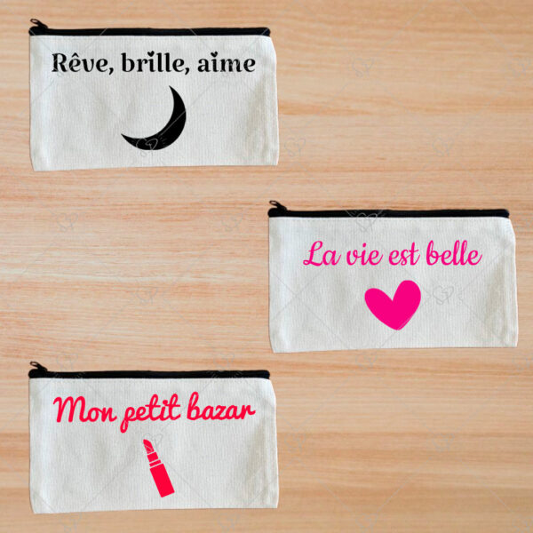 Offrez un cadeau unique avec cette trousse personnalisable. Idéal pour Noël, anniversaire ou toute occasion spéciale.